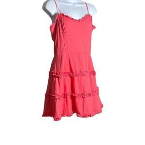 MiAmi Size M Pink Ruffle Dress
